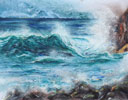Wellenweise, 50 x 64 cm, 2023