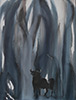 Die Lichter hinter den Durchgängen zogen ihn magisch an und seine Furcht war wie vom Winde verweht. 61 x 46, 2010