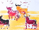 Sie schauten lange, um zu erkennen was los war: nichts. 36 x 48, 2010