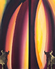 Endlich, sagte er. Unendlich, dachte sie. Diptichon: 60 x 25 und 60 x 20, 2014