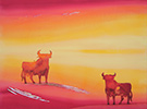 Endlich war es soweit. Nichts konnte sie nun mehr aufhalten. 55 x 75, 2014