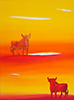 Es schien als ströme das Licht in ihr und sein Herz frohlockte. 76 x 56, 2014