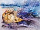 meer werden 1, 24 x 32 cm, 2016 verkauft
